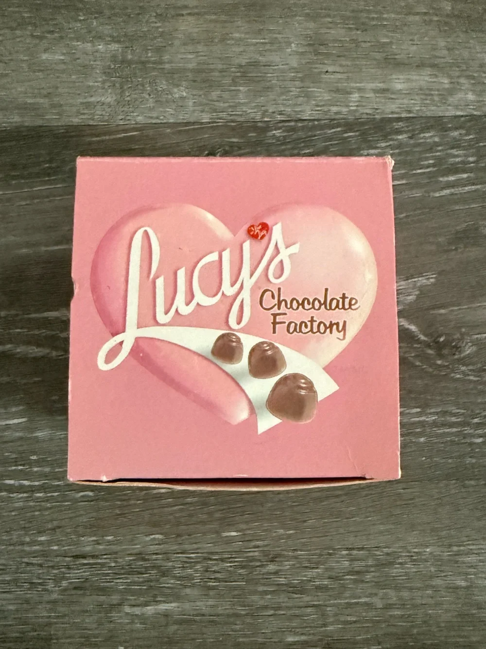 I Love Lucy Chocolate Factory Collectible Wristwatch in Heart Shaped Tin.